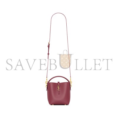 YSL LE 37 MINI IN SHINY LEATHER 7658702R20W6592 (15*13*6cm)